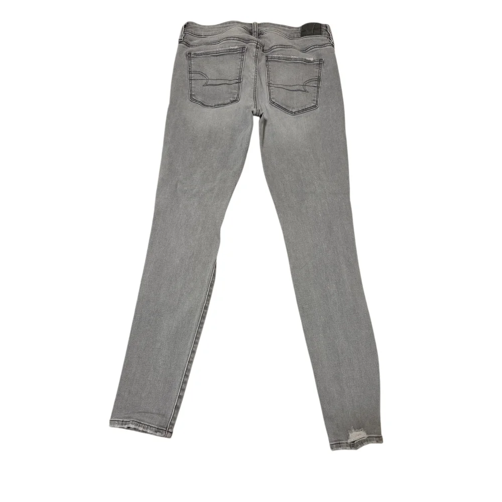 American Eagle Outfitters Gray Distressed Jeggings - Picture 3 of 3